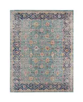 Closeout! Amer Rugs Eternal Ete-28 Turquoise 5'7" x 7'6" Area Rug