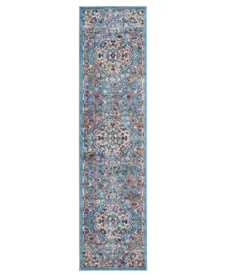 Amer Rugs Alexandria Alx-81 Turquoise 2'6" x 10'3" Runner Rug