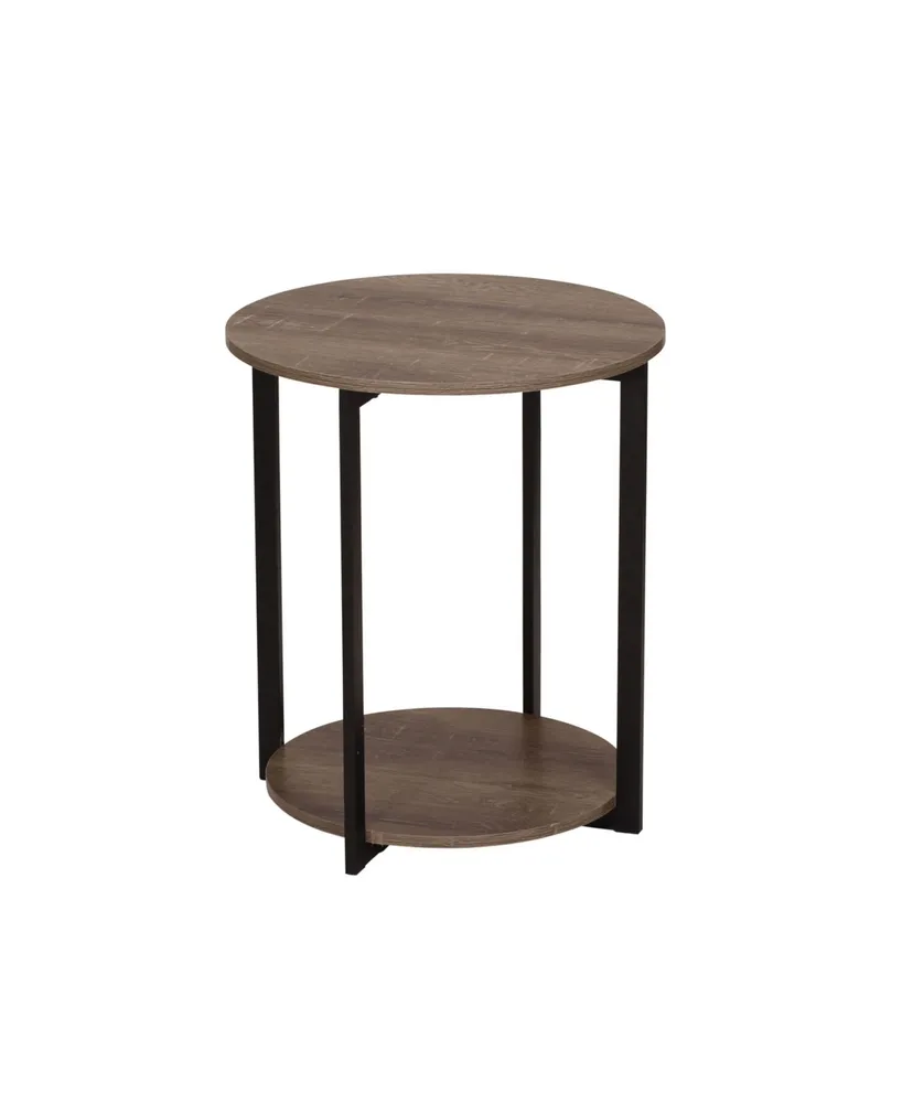 Household Essential Ashwood Low Side Table