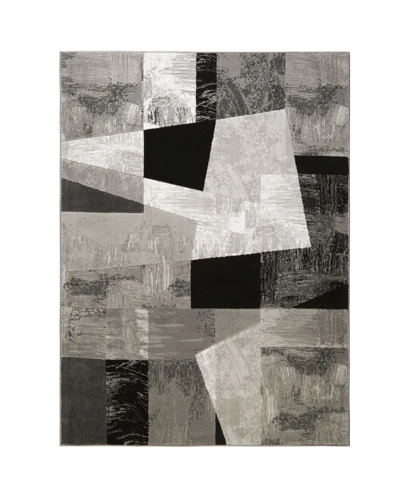 Global Rug Designs Yorba Yor01 Gray 5'3" x 7'2" Area Rug