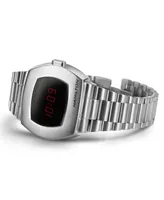 Hamilton Unisex Swiss Digital Pulsar Stainless Steel Bracelet Watch 34.7x40.8mm