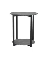 Household Essential Greystone Low Side Table