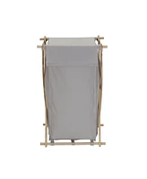 Wood X Frame Hamper