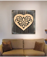 Designocracy Heart Block Decor Celtic Spa