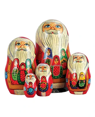 G.DeBrekht 5 Piece Matreshkas Russian Matryoshka Nested Doll Set