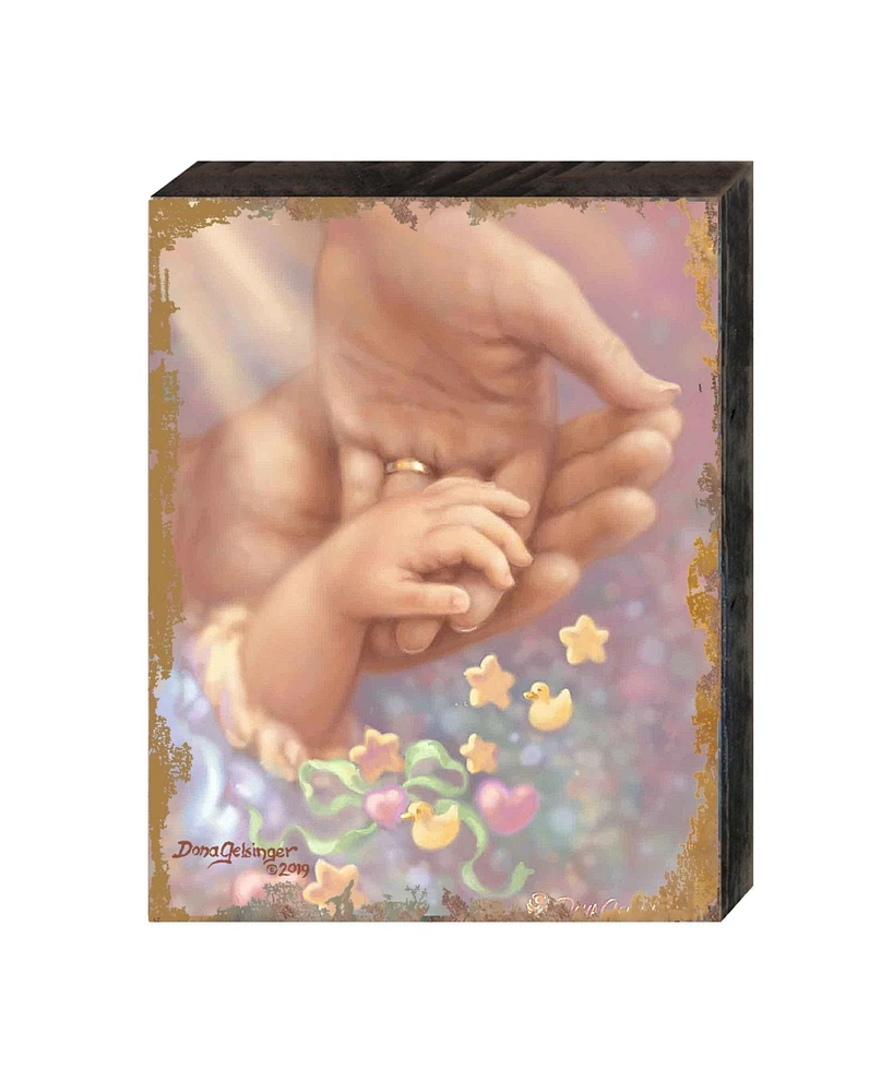 Designocracy Little Miracle by Dona Gelsinger Wooden Block