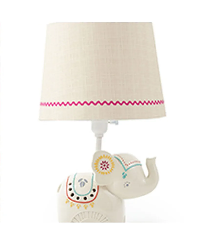 Levtex Baby Zahara Elephant Lamp, Base & Shade