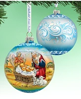 G.DeBrekht Limited Edition Oversized Adoration Ball Glass Ornament