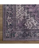 Closeout! D Style Tovia TOV03 Plum 2'3" x 7'7" Runner Rug