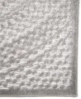 Closeout! Edgewater Living Bourne Cerulean Silver 6'6" x 9'6" Outdoor Area Rug