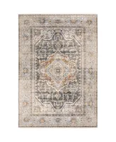 Oriental Weavers Maharaja 1803X Gray and Blue 6'7" x 9'6" Area Rug