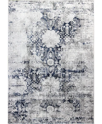 Closeout! Bashian Isle Isl-02 Gray, Blue 5' x 7'6" Area Rug