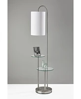 Adesso Leonard Shelf Floor Lamp