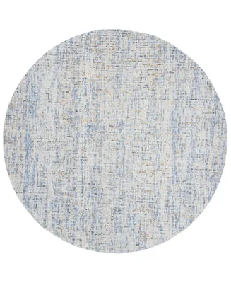 Safavieh Abstract 468 Navy and Rust 6' x 6' Round Area Rug
