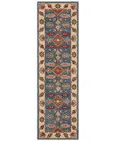 Safavieh Antiquity At506 Blue and Red 2'3" x 8' Runner Area Rug