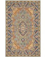 Safavieh Antiquity At504 Blue and Gold 6' x 9' Area Rug