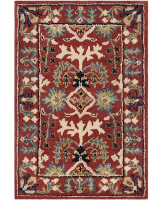Safavieh Antiquity At64 Red and Multi 2' x 3' Area Rug