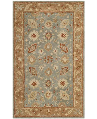 Safavieh Antiquity At61 Blue and Beige 4' x 6' Area Rug