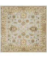 Safavieh Antiquity At856 Mist and Sage 6' x 6' Square Area Rug