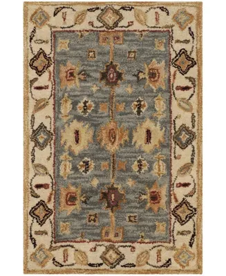 Safavieh Antiquity At847 Blue and Ivory 2' x 3' Area Rug