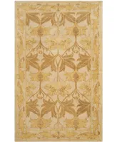 Safavieh Antiquity At841 Beige and Gold 5' x 8' Area Rug