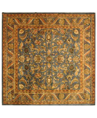 Safavieh Antiquity At52 Blue and Gold 8' x 8' Square Area Rug