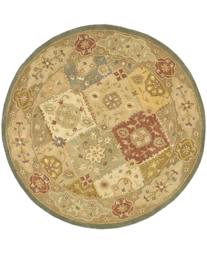 Safavieh Antiquity At316 Multi 6' x 6' Round Area Rug