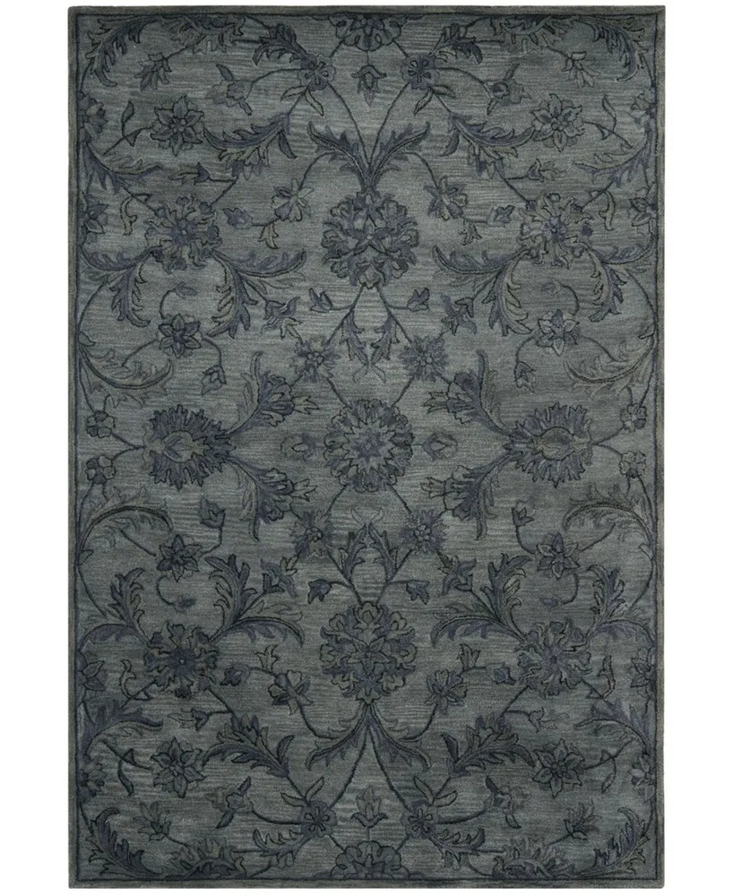 Safavieh Antiquity At824 Gray and Multi 6' x 9' Area Rug