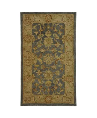 Safavieh Antiquity At312 Blue and Beige 2'3" x 4' Area Rug