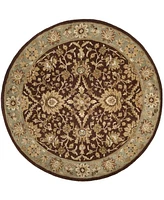 Safavieh Antiquity At249 Chocolate 3'6" x 3'6" Round Area Rug