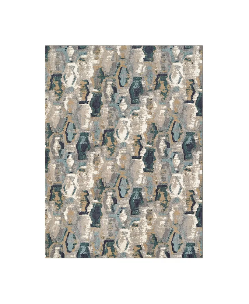 Karastan Soiree Gimlet Jade 5'3" x 7'10" Area Rug