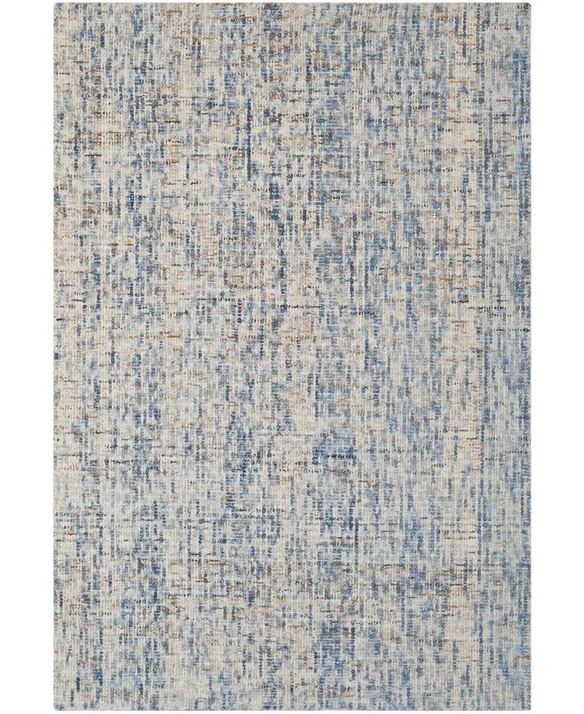 Safavieh Abstract 468 Navy and Rust 4' x 6' Area Rug