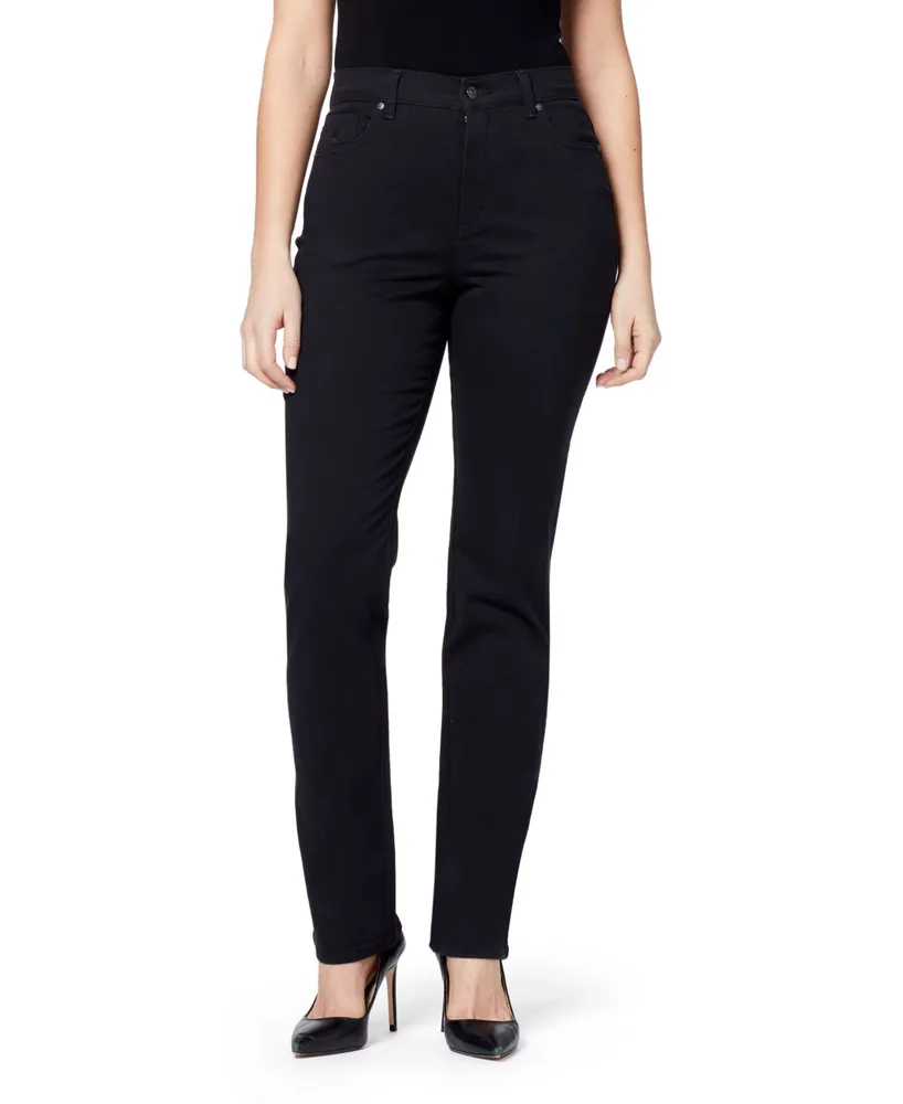 Gloria Vanderbilt Petite Amanda High Rise Straight-Leg Jeans