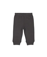 The Peanutshell Baby Boys Pants Set, 5 Pack, Safari, Black, White, Sage, Stars