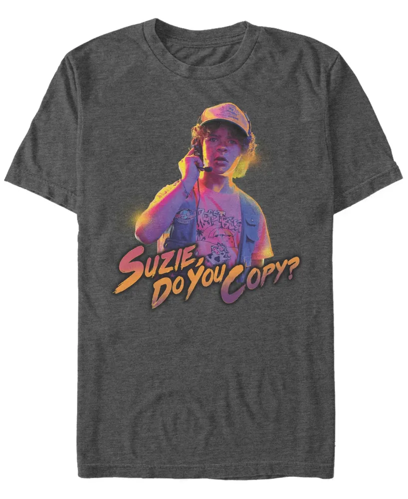 Fifth Sun Men's Stranger Things Dustin Suzy Do You Copy Short Sleeve T-Shirt