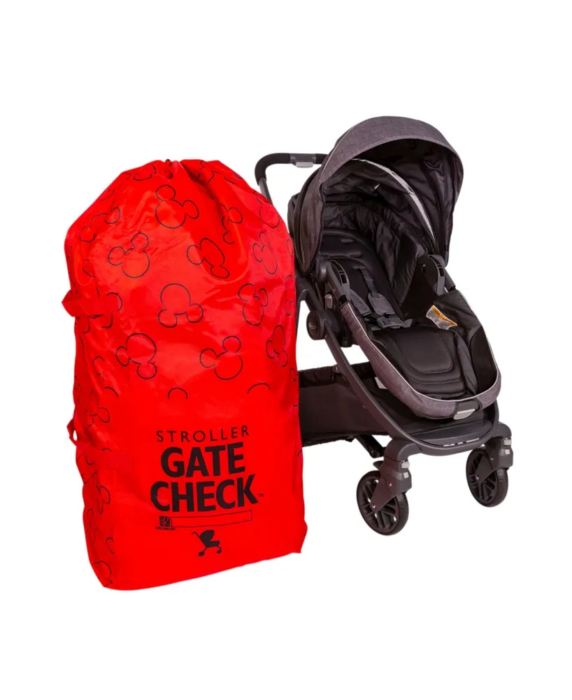 J L childress Disney Baby Gate Check Travel Bag for Standard Double Strollers