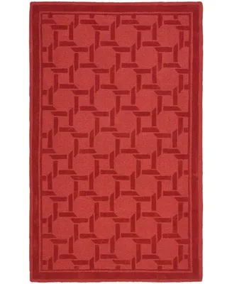 Martha Stewart Collection Resort Weave MSR4549B Red 4' x 6' Area Rug