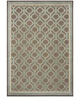 Martha Stewart Collection MSR4445 Brown 5'3" x 7'6" Area Rug