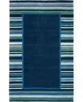 Martha Stewart Collection Striped Border Msr4715 Rug