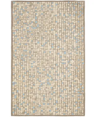 Martha Stewart Collection Mosaic MSR3623C Beige 5' x 8' Area Rug