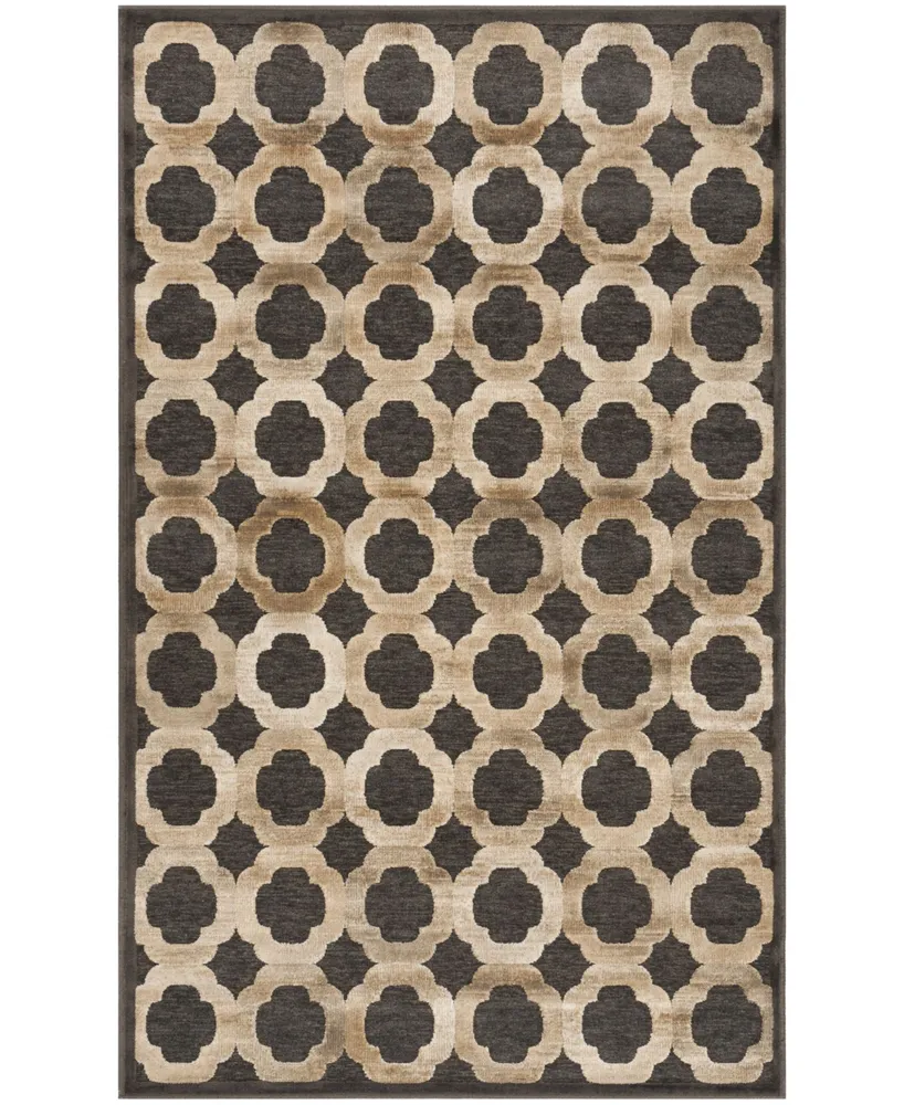 Martha Stewart Collection MSR74302 Onyx 3'3" x 5'3" Area Rug