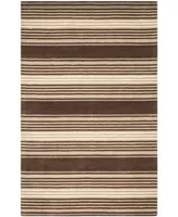 Martha Stewart Collection Harmony Stripe MSR4541A Tobacco 5' x 8' Area Rug