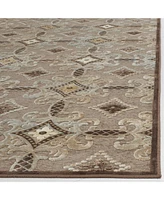 Martha Stewart Collection MSR74303 Taupe 2'5" x 7'6" Runner Area Rug