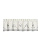 J Queen New York Shore Straight Window Valance