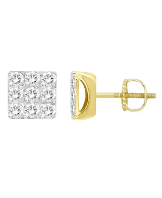 Men's Diamond (1/ ct. t.w.) Earring Set in 10k Yellow Gold