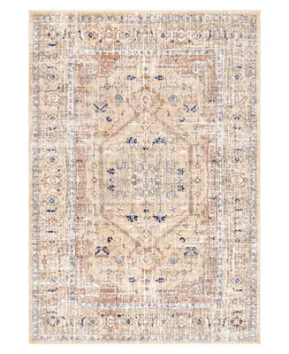 nuLoom Jacquie RZAB07D Gold 6'7" x 9' Area Rug