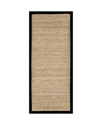 nuLoom Elijah BHSG01C Black 2'6" x 10' Runner Rug