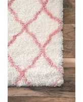 nuLoom Nelda OZAS03B Rose 5'3" x 5'3" Round Area Rug