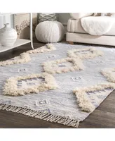 nuLoom Savannah SPMO01C Blue 5' x 8' Area Rug