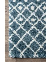 nuLoom Barbara GROC01G Mist 5'3" x 7'7" Area Rug